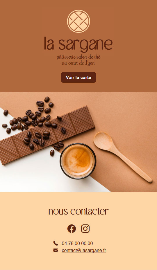 Miniature du site one-page La Sargane